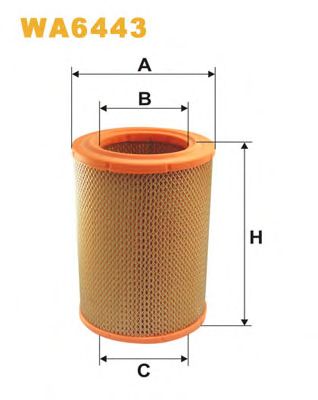 WIX FILTERS wa6443 -  Воздушный фильтр